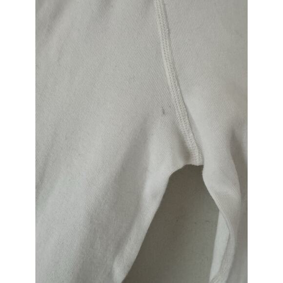 NWD Three Dots White V Neck 3/4 Sleeve T-Shirt Women’s Size Small - Picture 3 of 5